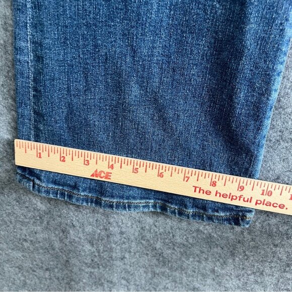 CITIZENS OF HUMANITY Lilah High Rise Bootcut Flare Blue Jeans Size 32 FLAW - Picture 12 of 15